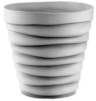 Горшок 2,25л Кашпо Бархан белый 