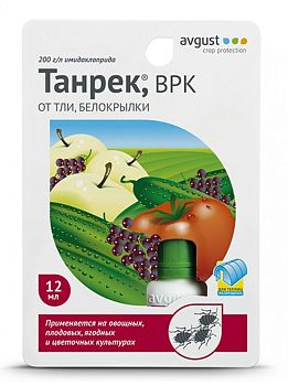 Танрек флакон 12 мл.(белокрылки,тли) Август 160шт/80шт