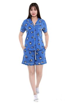 Пижама Ж. Само 36021 (шорты+рубашка) рS-2XL 5/80