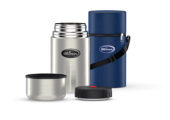 Термос 0,7л Биосталь широкое горло суповой в чехле NT-750