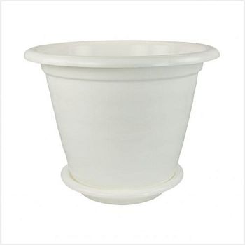 Горшок 10 литров Виола белый М1347 1/10