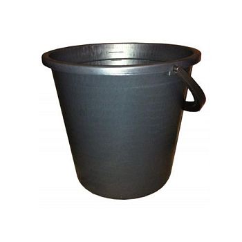 Ведро 10л Дачное черное с мерной шкалой(10шт)