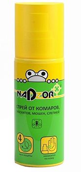 Спрей от комаров и мошек Nadzor  100мл /36