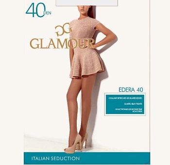 Колготки GLAM Edera 40ден р.5 беж 1/12 *