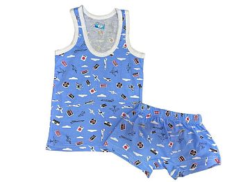 Комплект дет. майка+боксерки 3-7л 10/100