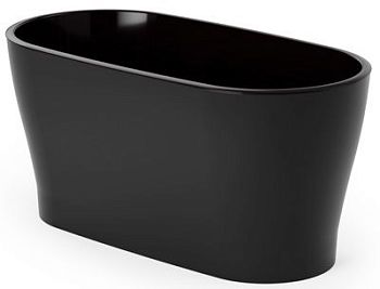 Горшок 4л Кашпо Лея овальный двойной графитовый М8898