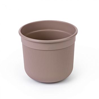 Горшок 2л Сканди Альернатива с дренажной вставкой какао М9120