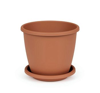 Горшок 2,2 литра Афина коричневый М6522 1/22