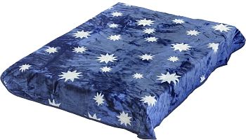 Плед 200*240 двусторонний"SMOON"6014/029 Звёзды(двойная)/Дельфин 1/9