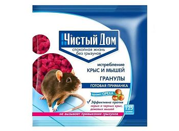 Чистый дом Форет гранулы 125гр (зап.сыра)
