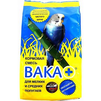 Корм для попугаев ВАКА+ 500гр (пакет)/10