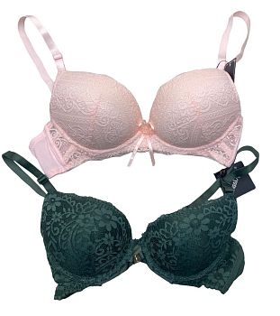 Бюст чашка поролон молод.кружево 6шт