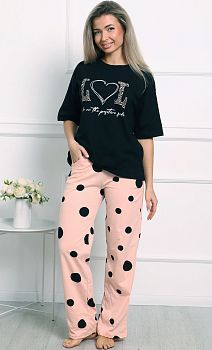 Костюм ДАРЬЯ ТК-4560 кулирка (футболка+брюки) р.44*