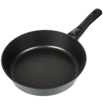 Сковорода 24см Гурман Verde а/п черная ГМ2401 ВИ