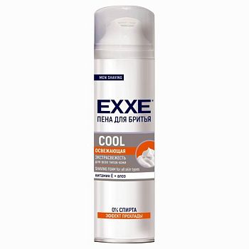 Пена для бритья EXXE СOOL (Освежающая) 200мл 1/6 Пена для бритья EXXE СOOL (Освежающая) 200мл 1/6