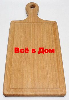 Доска разделочная Бук с ручкой 37*17*1,5см 1/30