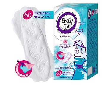 Прокладки ежедневн Emily Style Multiform ультратонкие 60 шт 7657 1/20 Прокладки ежедневн Emily Style Multiform ультратонкие 60 шт 7657 1/20