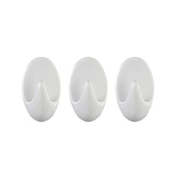 Крючок самоклей пластик белый 1058 ?/2500