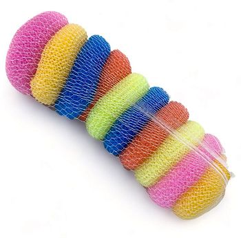 Стружка капронновая разноцветная 10шт 1/150