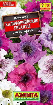 Цветы Петуния Калифорнийские гиганты крцв, смесь ц\п Аэлита*27 по 10шт Цветы Петуния Калифорнийские гиганты крцв, смесь ц\п Аэлита*27 по 10шт