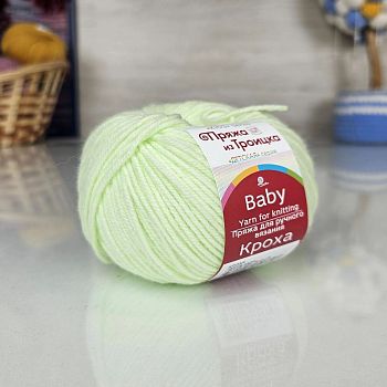 Пряжа Кроха 193 - Св. салат(в уп.10шт)