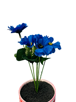 Василёк 6голов 35см 10/100