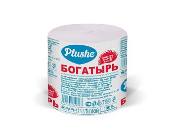 Туалетная бумага 1-слой Богатырь,серая 30шт в уп. Туалетная бумага 1-слой Богатырь,серая 30шт в уп.