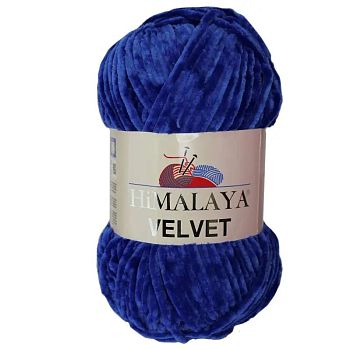 Пряжа VELVET 90029 синий (в уп.5шт)