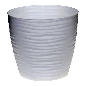 Горшок 3л Кашпо Дюна д180 белый М3069