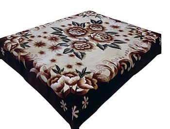 Плед 200*240 выбитый"SMOON"8095-3 Снежинка 8шт