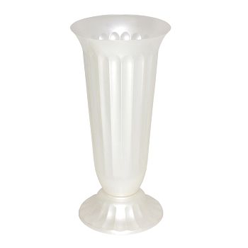 Ваза "Цветочная" 4,5 литра (38см) белый г.Пятигорск