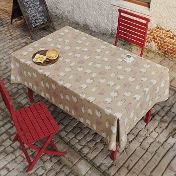 Клеенка столовая на нетканной основе ПВХ (1,4*20м) GX-445A