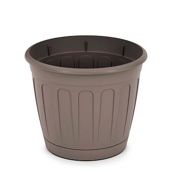 Горшок 1,6 литра Кашпо Дионис бежевый М8520