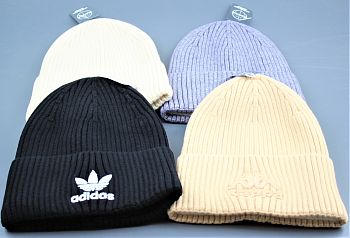 Шапка Ж. двойная однотон SPORT 1/100