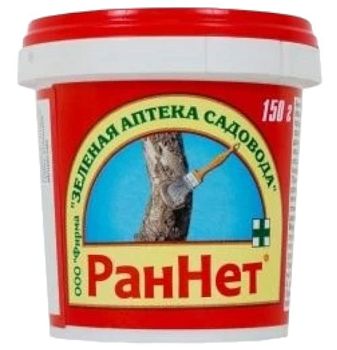 РанНет 150 гр  Для дезинфекции и заживления ран деревьев и кустарников ЗА 1/30
