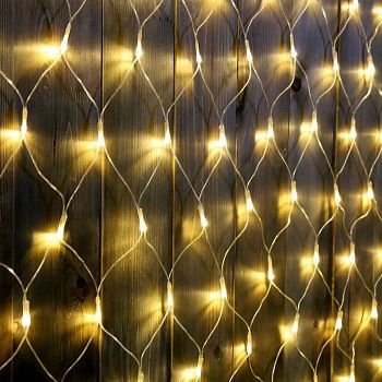 Эл.гирлянда сетка 320 Лед ZH-63 3*2м ЖЕЛТАЯ
