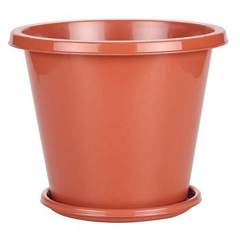 Горшок 10 литра Эконом коричневый М6604 1/18