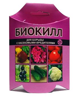 Биокилл 24 мл ВХ для борьбы с грызущими и сосущими насекомыми-вредителями/30шт
