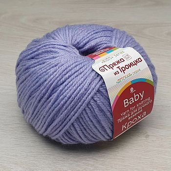 Пряжа Кроха 22 - Сирень(в уп.10шт)