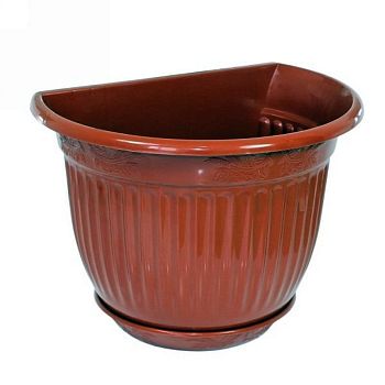 Горшок 3 литра Кашпо Венеция настенное терракот г.Пятигорск