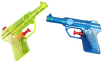 Пистолет водный пластик малый 12см 6/600