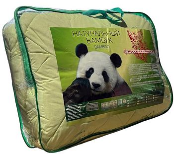 Одеяло ЗИМА Бамбук Русская сказка Тик евро