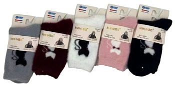 Носки Ж. ангора Мини 2881 пух 10/360