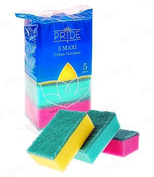 Губка для посуды 5 МАКСИ (набор из 5шт) 30шт