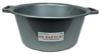 Таз 12л ОНЕСТ (серебристый) 1сорт Т12-01/С1