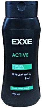 Гель для душа EXXE MEN 2в1 "Тонизирующий" ACTIVE, 400 мл 1/12