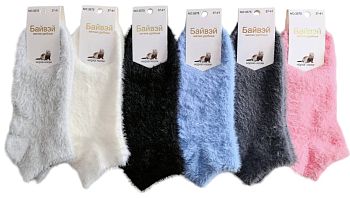 Носки Ж. ангора кор. Байвей 3575 10/480 пух