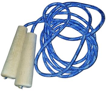 Скакалка нейлоновая с деревянными ручками 2500