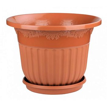 Горшок 25л Лозанна коричневый М7422 1/5