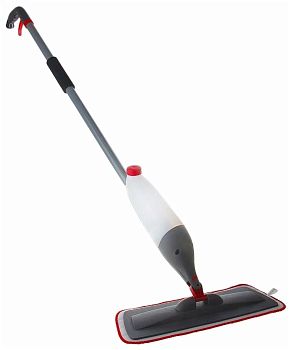 Швабра микрофибра Аквамаг ТВ-054 с распылителем безворсовая 1/40